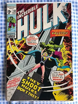 Buy Incredible Hulk 142 (1971) Valkyrie App, Cents • 19.99£