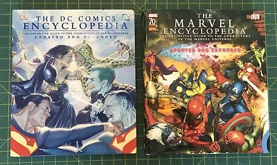 Buy DC Comics Encyclopedia Updated 2008 & MARVEL Encyclopedia Updated 2009 • 31.72£