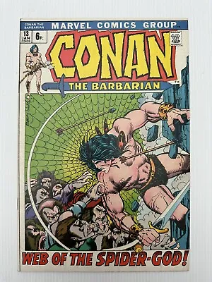 Buy CONAN THE BARBARIAN #13 Very Good Condition 1971 Marvel Comics See Desc • 20£