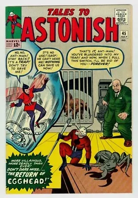 Buy Tales To Astonish #45 NM/MT 9.8 OW/W Pgs 1963 Marvel Silver Age Ant-Man 2nd Wasp • 1,778.16£