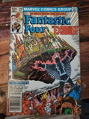 Buy FANTASTIC FOUR #240  (Marvel 1982) Byrne Art & Story, 1st App Luna Maximoff • 7.94£