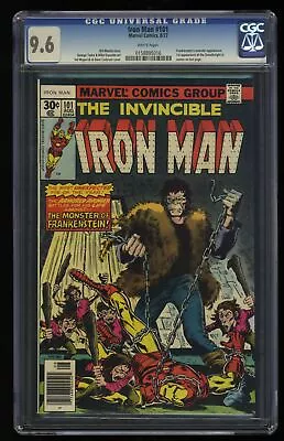 Buy Iron Man #101 CGC NM+ 9.6 White Pages Marvel 1977 • 133.61£