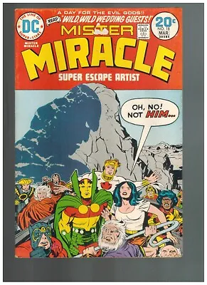 Buy Mister Miracle 18 W/ Darkseid    Big Barda Wedding!  Fine Kirby 1974 DC Comic • 7.07£