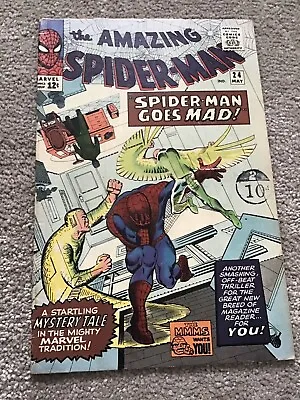 Buy Amazing Spider-man 24 (1965) Mysterio App, Cents • 94.99£