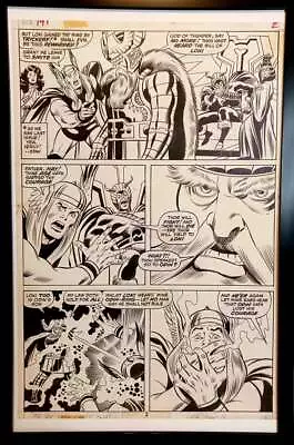 Buy Mighty Thor #191 Pg. 2 By John Buscema 11x17 FRAMED Original Art Print Marvel Co • 47.25£