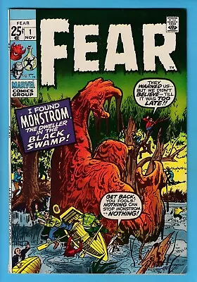 Buy Fear # 1 Vfn- 7.5 Marvel Monsters/horror- Giant-size- Glossy Us Cents Copy- 1970 • 16.05£