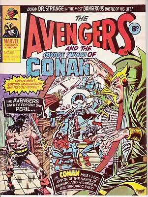Buy Marvel UK, Avengers, Savage Sword Of Conan, #118, 1975, Dr Strange • 2.30£