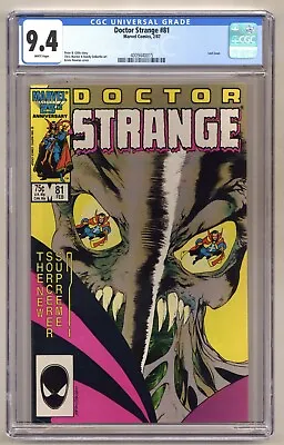Buy Doctor Strange 81 (CGC 9.4) Last Issue Warner Nowlan 1987 Marvel Comics H962 • 35.58£