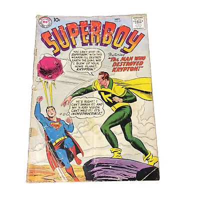 Buy Superboy #67 (DC Silver Age 1958)  The Man Who Destroyed Krypton   (Superman ) • 14.24£