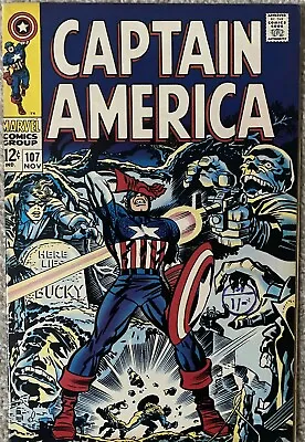 Buy Captain America # 107 Very Fine + First Dr Faustus. Kirby • 39.99£