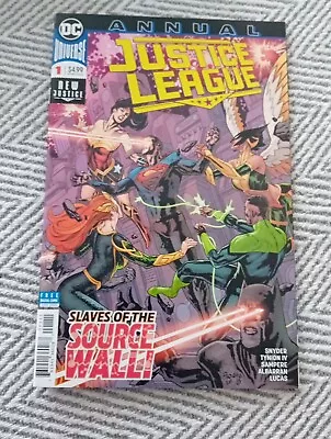 Buy Justice League Annual #1 Slave Of The Source Wall DC Comics March 2019 • 2£