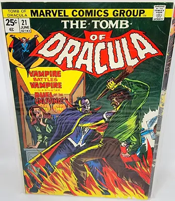 Buy Tomb Of Dracula #21 Blade Appearance *1974* 8.0 • 30.36£