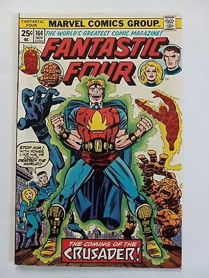 Buy Fantastic Four 164 KEY 1st Frankie Raye & 1st Crusader MARVEL 1975 Thomas Perez • 19.76£