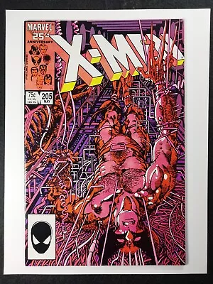 Buy Uncanny X-Men #205 Classic Cover Origin Of Lady Deathstrike High Grade 1986 • 8.01£