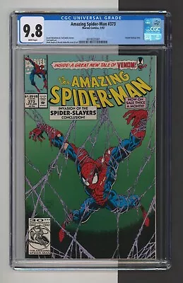 Buy Amazing Spider-Man #373, CGC 9.8, Mark Bagley, Marvel Comics, 1993 • 81£
