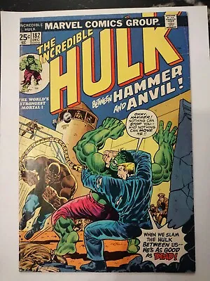 Buy Incredible Hulk #182  FN 6.0  Wolverine MARVEL STAMP #59 THE GOLEM 1974 HOT🔥🗝️ • 91.35£