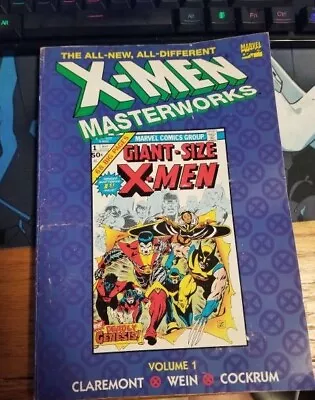 Buy X-Men Masterworks Vol 1 First Print-1993-Giant Size, Uncanny X-Men #94,95,96,97 • 15.76£