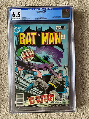 Buy Batman # 323 CGC 6.5 1980 Catwoman App Len Wein Story And Diordano Cover Cat-man • 47.96£