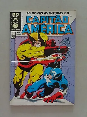 Buy Captain America, 330, Portuguese Brazilian Comics, 1991 • 12.01£