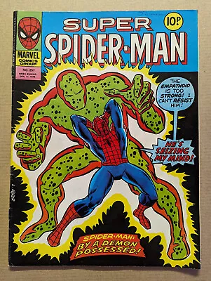 Buy Super Spider-Man Weekly No 257, January 11th 1978, Marvel UK, FREE UK POSTAGE • 6.49£
