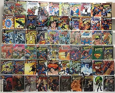 Buy DC Comics - Action Comics - Superman, Supergirl - Comic Book Lot Of 60 • 53.37£
