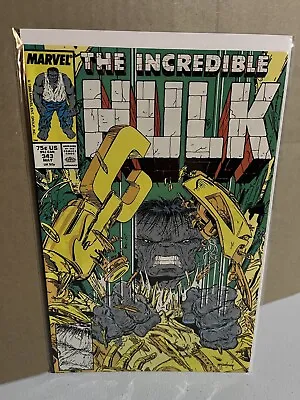 Buy Incredible Hulk 343 🔑1st App Rock & Redeemer🔥MCFARLANE🔥1988 Comics🔥NM- • 15.79£