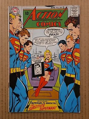 Buy Action Comics #366 Supergirl DC 1968 VG+ • 7.19£