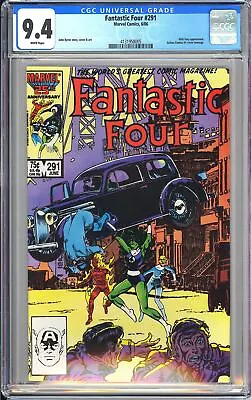 Buy Fantastic Four 291 CGC 9.4 1986 4131958005 Action Comics #1 Cover Homage • 48.03£