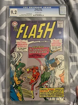 Buy The Flash #155 CGC 9.2 RARE 56 Year Old Comic 1965 • 1,198.80£