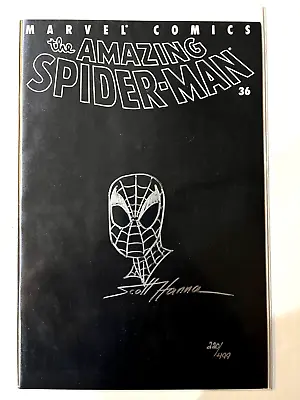 Buy Amazing Spider-man #36 Dynamic Forces Coa Signed & Remarked Hanna 9/11  Marvel • 143.05£
