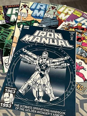 Buy IRON MAN Lot Of 5 Issues Vol. 1 #226, 229, 259, Terminus Factor, Iron Manual VG! • 19.76£