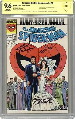 Buy Amazing Spider-Man Annual #21A Direct CBCS 9.6 SS 1987 • 164.88£