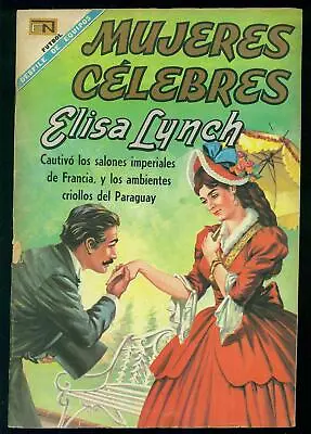 Buy MUJERES CELEBRES #84 Elisa Lynch, Novaro Mexican Comic 1968 • 6.41£