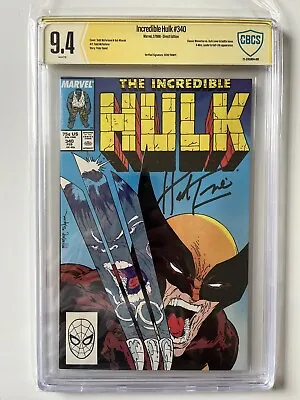 Buy Incredible Hulk #340 CBC Signature 9.4, Herb Trimpe 1988 • 275.93£