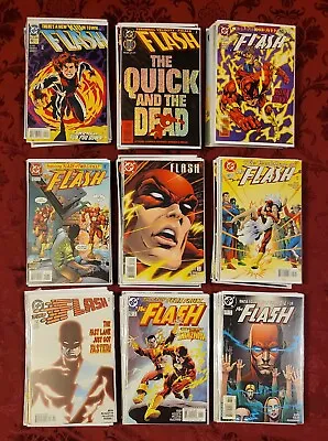 Buy Flash V2 Lot Of 115 Comics 92-187 +0 + Ann 8-13 + More 1st Impulse & Black Flash • 181.32£