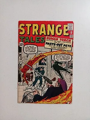 Buy Strange Tales #104 | VG/FN | 1st Paste Pot Pete / Trapster | Marvel 1963 • 318.88£