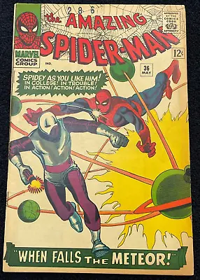 Buy Amazing Spider-Man #36 (May 1966) ✨1st Appearance Of The Looter! ✔ Marvel Comic • 59.58£
