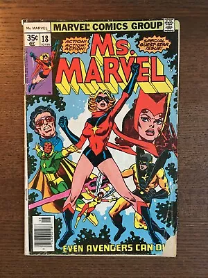 Buy Ms Marvel #18 1978 First Printing Original Marvel Comic 1st Mystigue Appearance • 197.91£