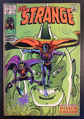 Buy Dr. Strange #178 Marvel Comics 1969 Guest Starring Black Knight VG • 23£