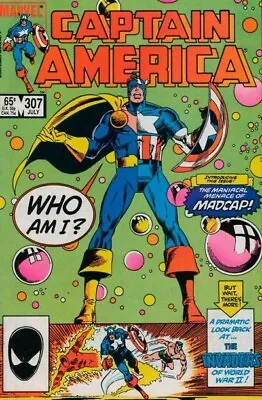 Buy Captain America #307 NM Marvel 1985 1st App Madcap • 32.43£