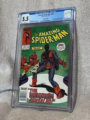 Buy Amazing Spider Man #289 CGC Graded 5.5 6/87 Marvel Comics Newsstand • 25.78£