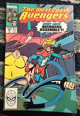 Buy The West Coast Avengers Issue 46 First Great Lakes Avengers. (Byrne 1989) • 4.99£