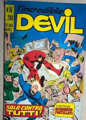 Buy DAREDEVIL #16 Silver Surfer (1970) Italian Marvel Comics VG • 20.10£