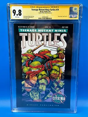 Buy Teenage Mutant Ninja Turtles #59 - Mirage Studios - CGC SS 9.8 - Sig Jim Lawson • 336£