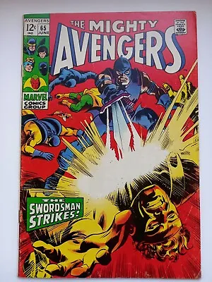 Buy AVENGERS #65 (Thomas/Colan) Marvel Comics 1969 FN- • 21£