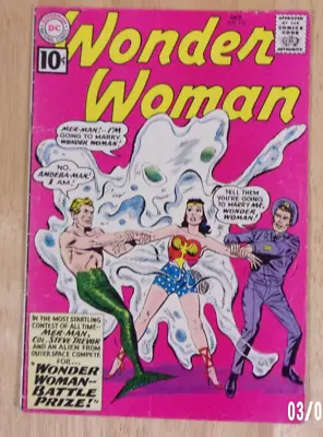 Buy Wonder Woman #125 1961 Vg Bright Colors Solid Ad For 1st Atom Showcase 34 • 51.91£