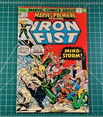 Buy Marvel Premiere: Iron Fist #25 (1974) 1st John Byrne Art On Series Marvel Comics • 20.10£