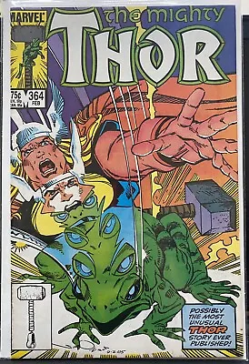 Buy Vintage Marvel Comics 1986 Mighty Thor 364 Puddlegulp Throg First Appearance Key • 31.97£