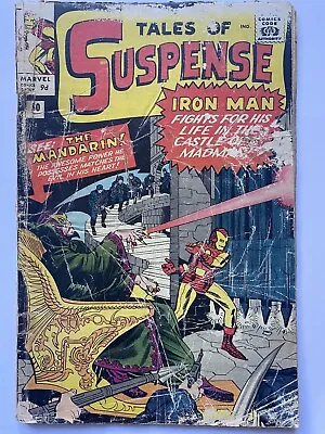 Buy TALES OF SUSPENSE #50 Iron Man Marvel 1st Mandarin 1964 Fa/GD UK Price • 69.95£