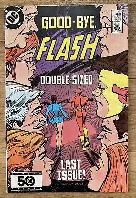 Buy FLASH #350 (GOOD-BYE FLASH - DOUBLE-SIZED LAST ISSUE) DC Comics (1985) - VF+/WP • 6.50£